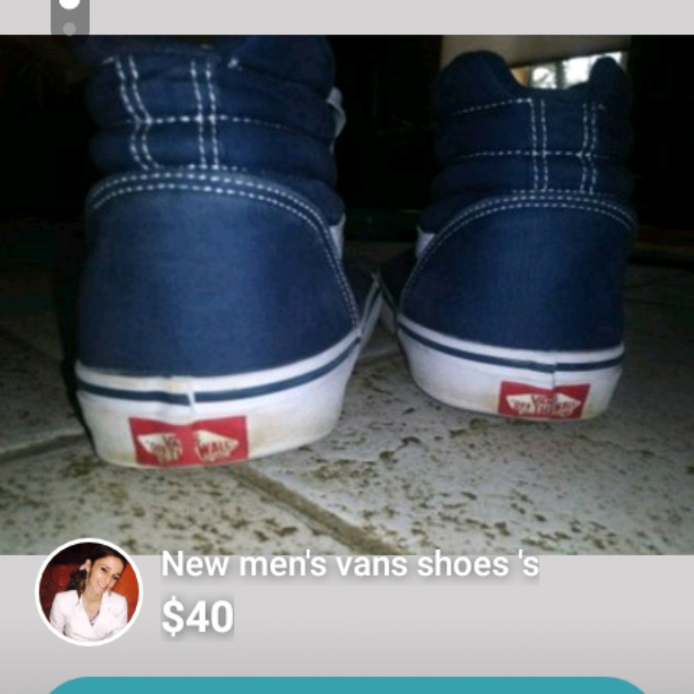 Mens high top brand new Vans sneakers
